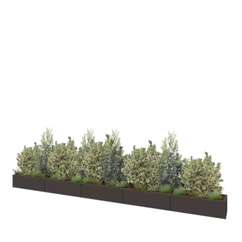 Hochbeet XXL aus Stahl - Rechteckig - 500 x 40 x 30 cm - Andere RAL farbe - Ohne Bodenplatte
