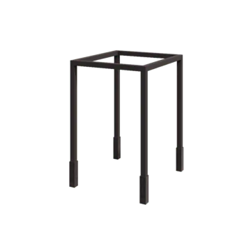 Pergola aus Stahl - Viereckig - 224 x 200 x 230 cm - RAL7016 matte (anthrazitgrau) - Mit Betonsockel