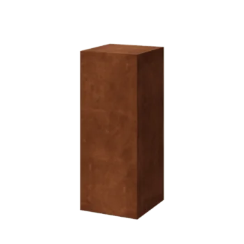 Cortenstahl Sockel - Ohio - 40 x 40 x 100 cm