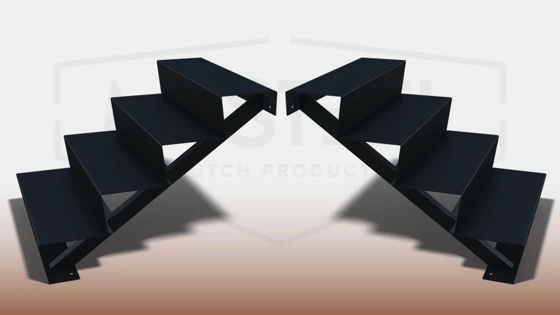 Wie baut man eine Gartentreppe aus Stahl ein?